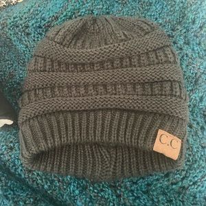 CC BEANIE CHARCOAL GREY